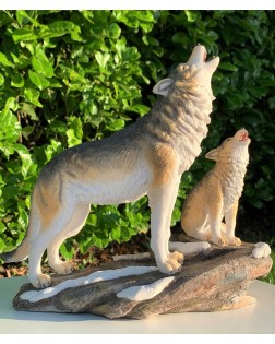 Huilende Wolven in Hars