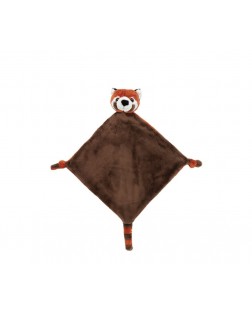 Doudou Carré Panda Roux