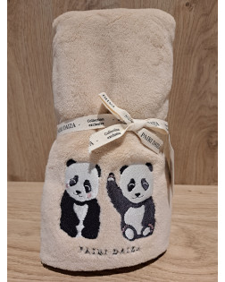 Kinder Fleece Plaid Pandas