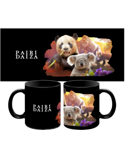 Mug Noir Panda, Koala, Gorille, Panda Roux 2025