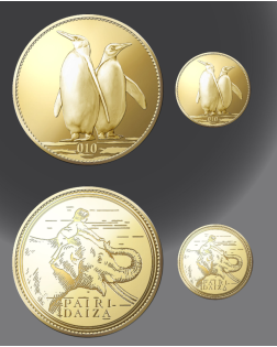 Gouden Souvenirmedaille Pinguïns