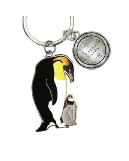 Metalen Sleutelhanger Pinguïn
