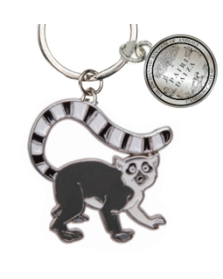 Metalen Sleutelhanger Lemur