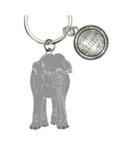 Porte-clé Métal Eléphant