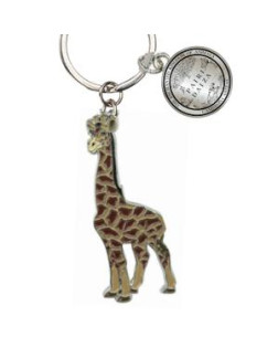Metalen Sleutelhanger Giraffe