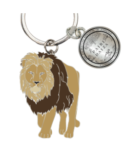 Porte-clé Métal Lion