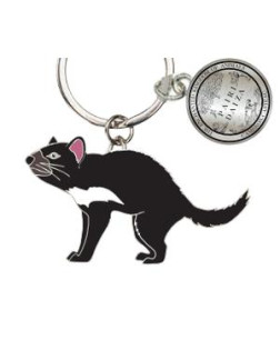 Metalen Sleutelhanger Tasmaanse Duivel