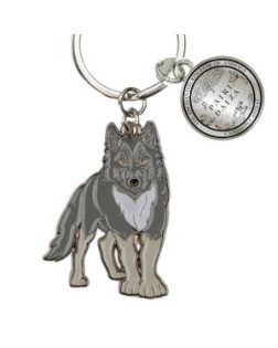 Metalen Sleutelhanger Wolf