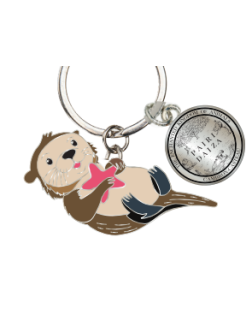 Porte-clé Métal Loutre De Mer