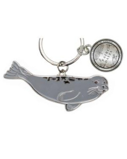 Metalen Sleutelhanger Gezenderde zeehond