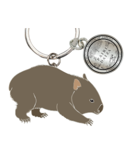 Metalen Sleutelhanger Wombat