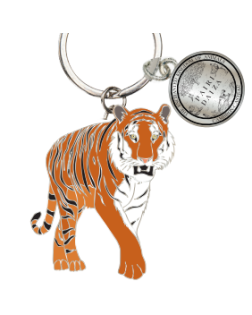 Metalen Sleutelhanger Tijger
