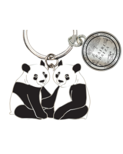 Porte-clé Métal Pandas