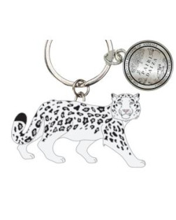 Metalen Sleutelhanger Sneeuwpanter