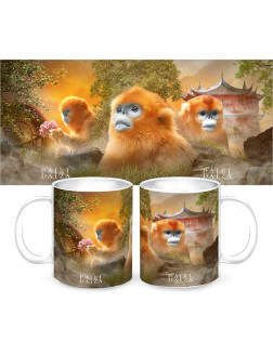 Mug Singes Dorés