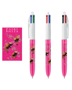 4-Kleuren Pen Roze Editie - Rode Panda