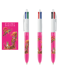 4-Kleuren Pen Roze Editie - Tijger