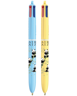 4-Kleuren Pen Editie Pastel - Panda