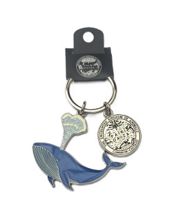 Metalen Sleutelhanger Walvis