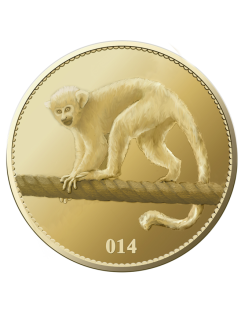 Gouden Souvenirmedaille Saimiri